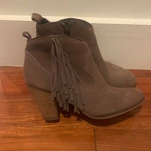 Steve Madden fringe boots